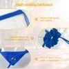 cailiya Pack of 2 Transparent Bags, Transparent Bag with Drawstring,