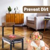 OFIDELITY 6 Pack Plastic Chair Covers for Dining Room Chairs,