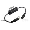 LUYING Intermediate Switch Male Splitter Cable for Security Camera LED
