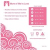 More of Me to Love Cotton Bra Liner White, Large,