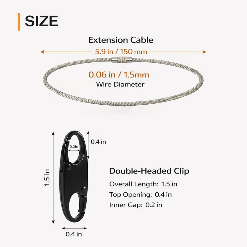 PPDVUUT Zipper Locks for Backpacks, Suitcases, Travel Bags & More,
