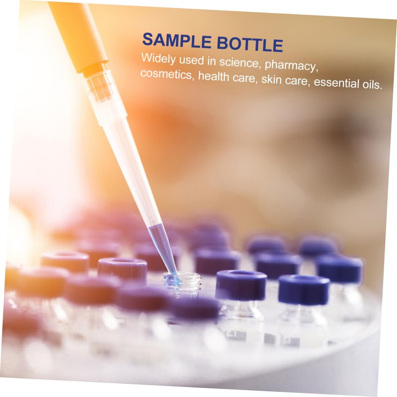 STOBAZA 100Pcs Screw Neck Glass Sampling Vial with for Hplc