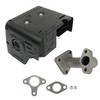 TJHSM Muffler Kit with Gasket Replacement for GX270 9HP GX240