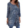 Enmain Tunic Tops for Women UK Long Sleeve Casual Longline