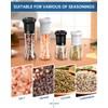 CIRCLE JOY Premium Manual Salt and Pepper Grinder Set, Refillable