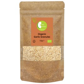Organic Garlic Granules - Certified Organic - by Busy Beans Organic (50g)