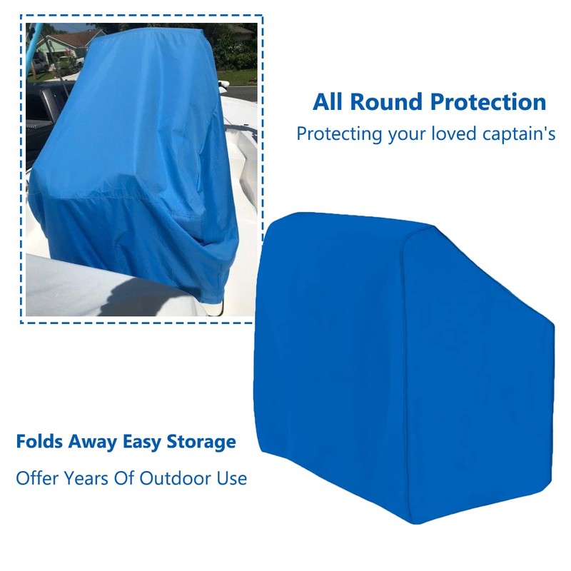 Heavy Duty Boat Center Console Cover, 600D Waterproof Rainproof Upgraded