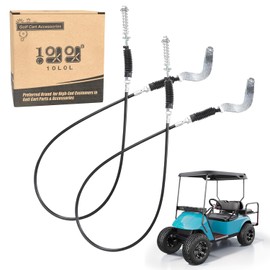 10L0L Forward & Reverse Transmission Shift Cable Assembly for EZGO TXT ST350 / ST480 Workhorse 1996-2001 Golf Cart, OEM# 72341-G01, Length 50.5"(2 Pack)