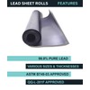 KRT Distributions Lead Sheeting, Sheet Lead Rolls (1/16" x 24"