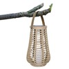 Large Solar Rattan Lantern Outdoor - Natural Solar Lights Outdoor
