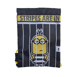 Kids Children Boys Girls MINIONS Kevin Gym Bag Swim Shoe PE drawstring School Travel Tote Bag