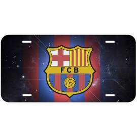FC Barcelona Football Aluminum Novelty Auto License Plate