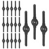 Coufce 36 Pcs Plastic Weed Wacker Head Blades Black Replacement
