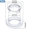 Jetec 2 Inch Patio Table Umbrella Hole Ring with Cap