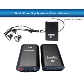 UpBright AC Adapter Compatible with LD Luma Dent Lumadent Light SW-084120 SW084120 for ProLUX and V3 Headlight Systems ProLUX Smart Charger CHG-PLX Battery Pack BP500v3.4N BPv6.1 Power Supply Cord