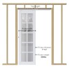 EaseLife 4FT/48in Sliding Pocket Door Hardware Kit,Commercial Grade,Aluminum Box Rail