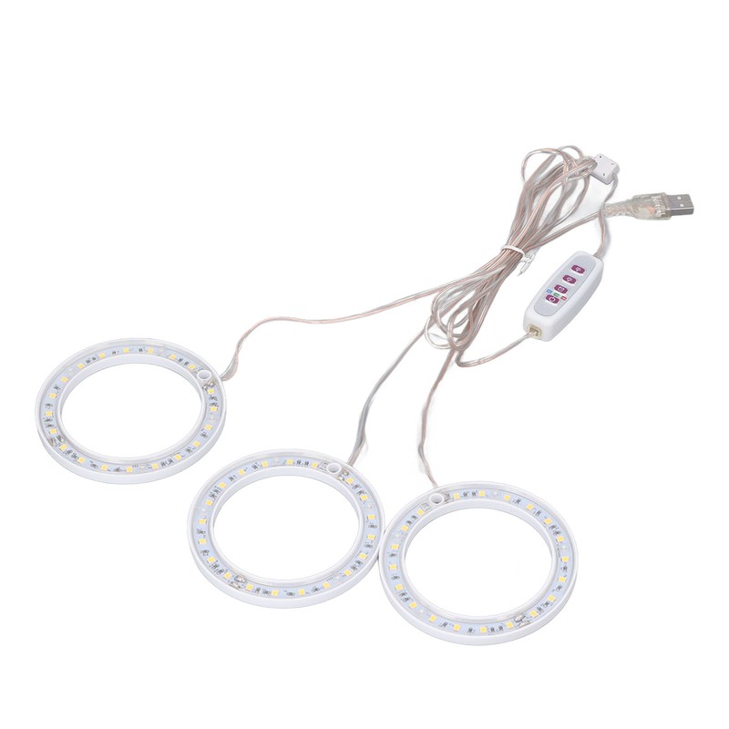 LED Plant Grow Lights Full Spectrum USB Growing Light Timing