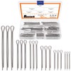 Rustark 110Pcs 6 Sizes 304 Stainless Steel Cotter Pin Clip