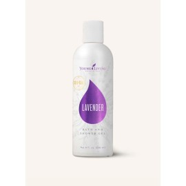 Young Living Essential Oils Exfoliating Wash Clothes With Lavender Bath & Shower Gel 8 fl oz (236 ml) - New