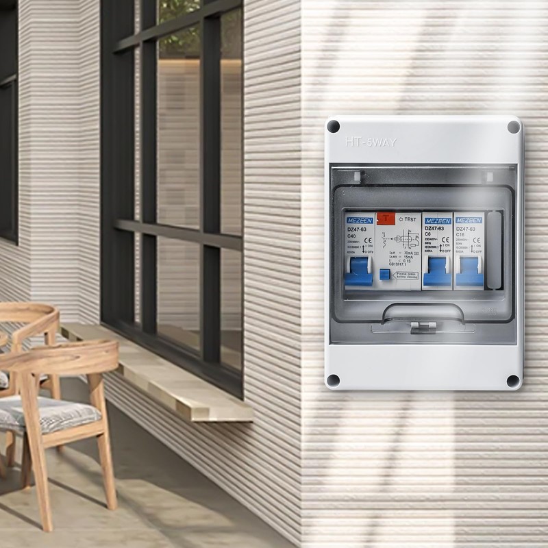 Surface-Mounted Fuse Box IP65, Surface-Mounted Distributor Small Distribution Board Surface-Mounted