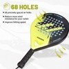 Hikeen Padel Racket Carbon Fiber Surface - EVA Memory Lightweight