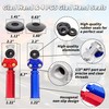 PlugSaf 12FT 3 in 1 Trailer Air Line Hose Kit