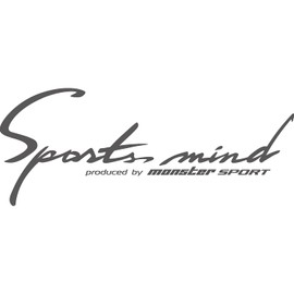 MONSTER SPORT 896102-0000M Sports Mind Sticker (Gunmeta) 12.6 x 5.0 inches (320 x 128 mm)