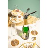 Vacu Vin Champagne Bottle Opener, Stainless Steel