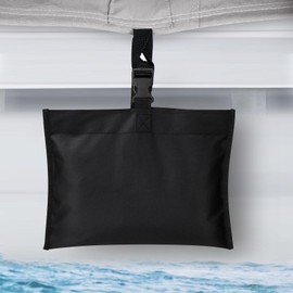 Yexcend 4 Packs Boat Cover Sand Bag Mooring Kit, 600D Marine Grade Polyester Canvas with Tarp Clip Accessories