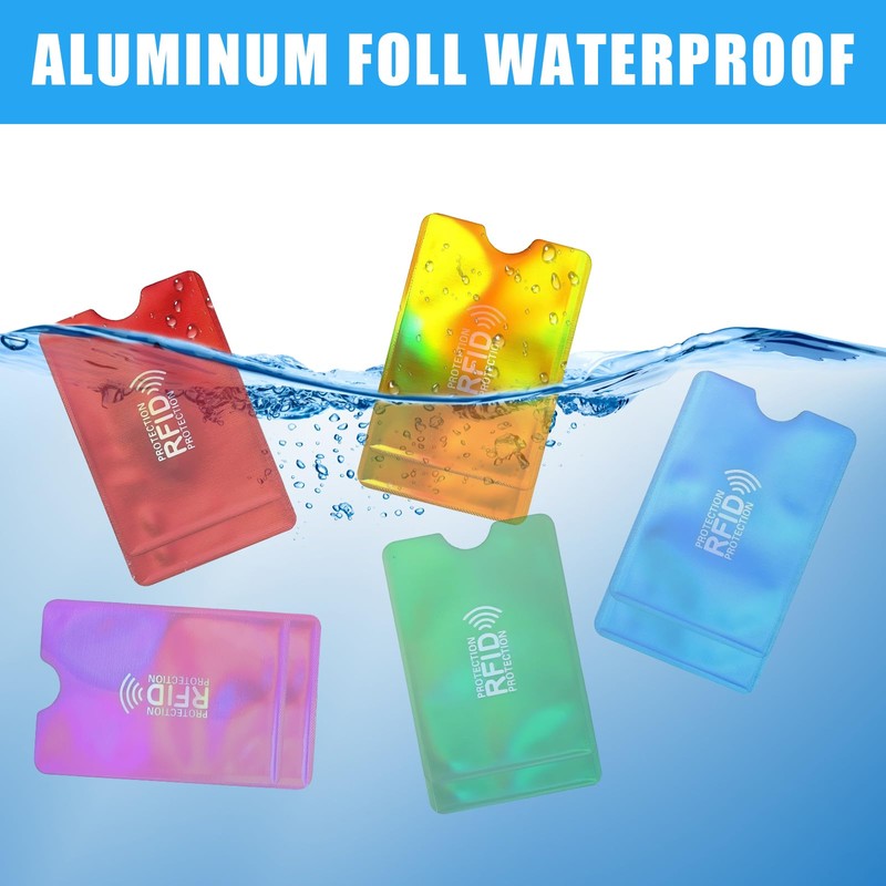 Pack of 20 RFID Blocker Card Case, Credit Card Case,