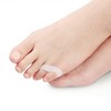 Premium Translucent Toe Separator Band for Foot Protection Cushion 6ea