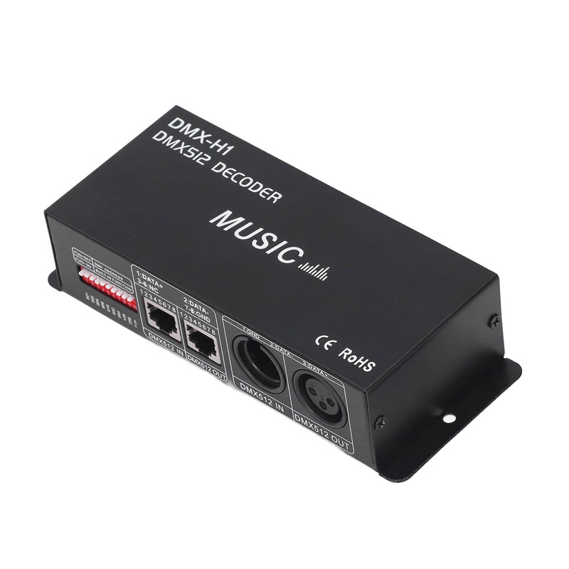 4 Channel DMX 512 Decorder Adjustable RGB Dimming LED Decorder