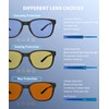 ANYLUV Blue Light Glasses for Men, Computer Gaming Glasses men,