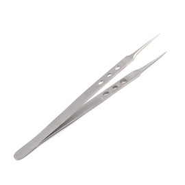 Precise Canada Very Fine Tip Tweezers - Straight Tapered Ultra Fine Point Professional Micro Precision Tweezers, Stainless Steel (Model 1)