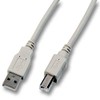 EFB-Elektronik USB2.0 Connection Cable A-B, Male Plug 5.0 m, Grey Classic