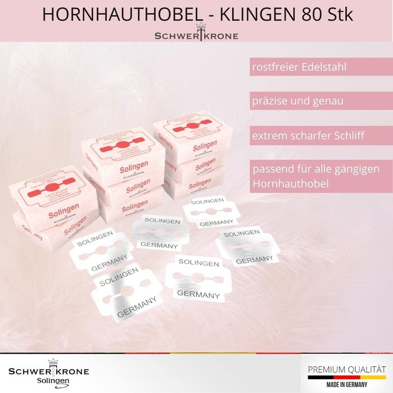 Solingen Callus Slicer Blades / Replacement Blades for Callus Slicer