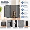 Foldable Retractable Dog Safety Gate Pet Isolation
