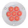 GG Grand General 76643 Red/Clear LED Light (2" Low Profile