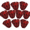 Anderson's Premium Black and Red School Spirit Shakers, Cheerleader Pom