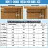 Pocket Door Slides,Pocket Slide Hinges for Installing Hidden Doors, Suitable