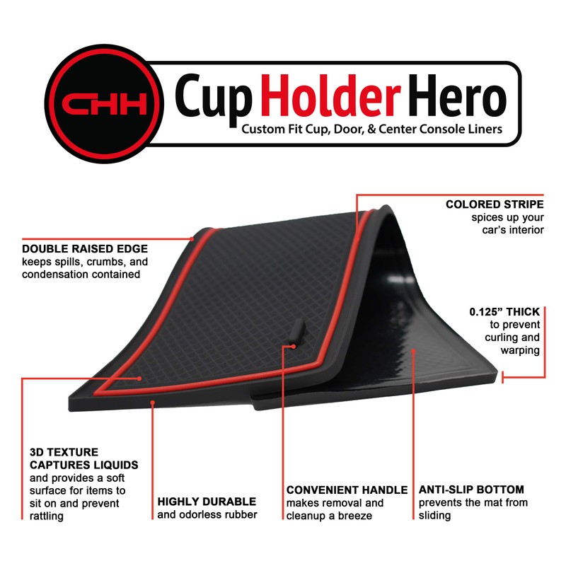 CupHolderHero fits Toyota Corolla Accessories 2020-2024 Premium Custom Interior Non-Slip