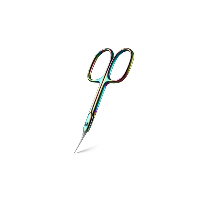 BEZOX- Tijeras para cutículas curvas - Tijeras de precisión para