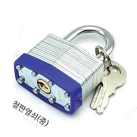 KOTEK Key Iron Plate Lock (Medium) 3907 / Warehouse & Bathroom Lock Room Door 2ea