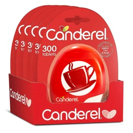 Canderel Sweetener Zero Calorie 300 Tablets - Pack of 5 (1500 tablets)