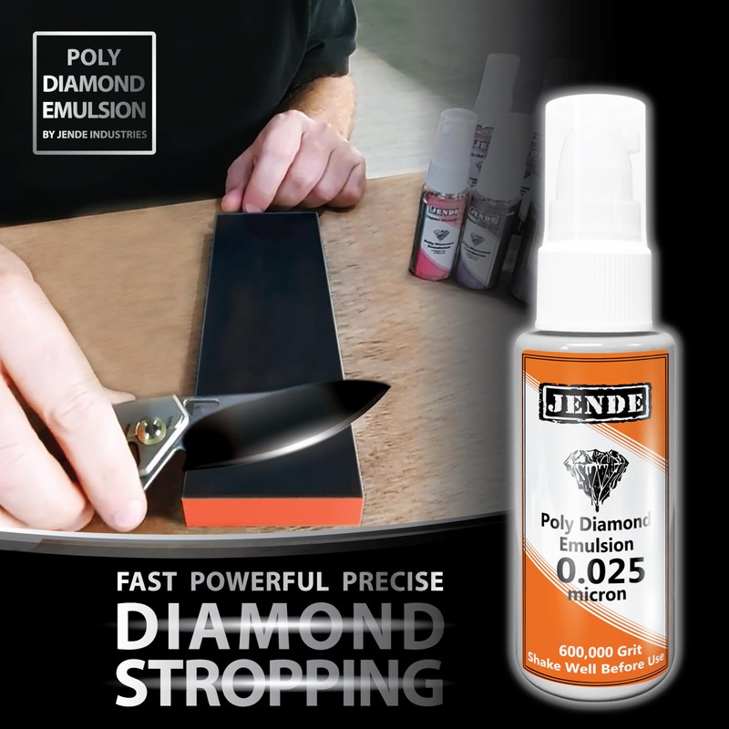 Jende 0.025 Micron Poly Diamond Abrasive Emulsion 50ml | Knife