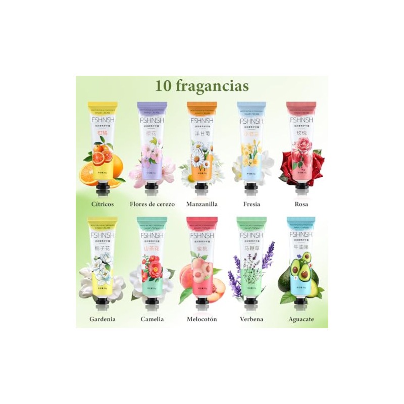 Hand Cream Trabajo Crema Manos Hidratante Perfumada Mayoreo Ingredientes Origen