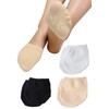TOMOTHY Toe Socks, Cotton, 3 Pair Set, Toe Cover, Anti-Slip,