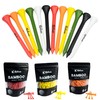 Kaluza Eco-Friendly Bamboo Golf Tees - 50 Pieces | 70mm
