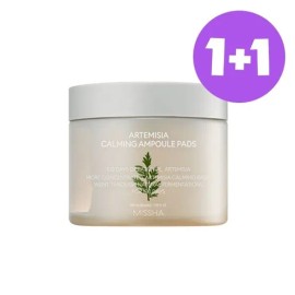 Missha Artemisia soothing ampoule pads (50 sheets) / 개똥쑥 진정 앰플 패드 50매