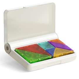 Oostifun 3D M-a-g-n-e-i-t-c Tangram Puzzle 7PCS Transparente Süßigkeiten Farbe Gehirn Teaser Pädagogische Entwicklung Intellektuelles Spiel Kinder Spielzeug